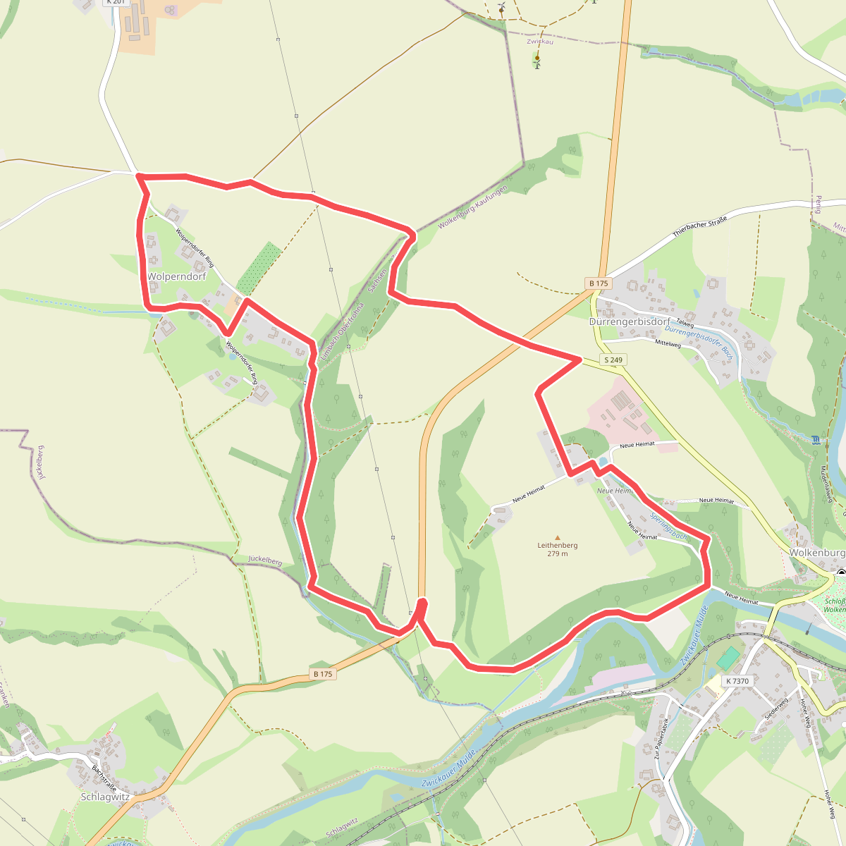 Ww Wolkenburg - Wolpersdorf -Wolkenburg