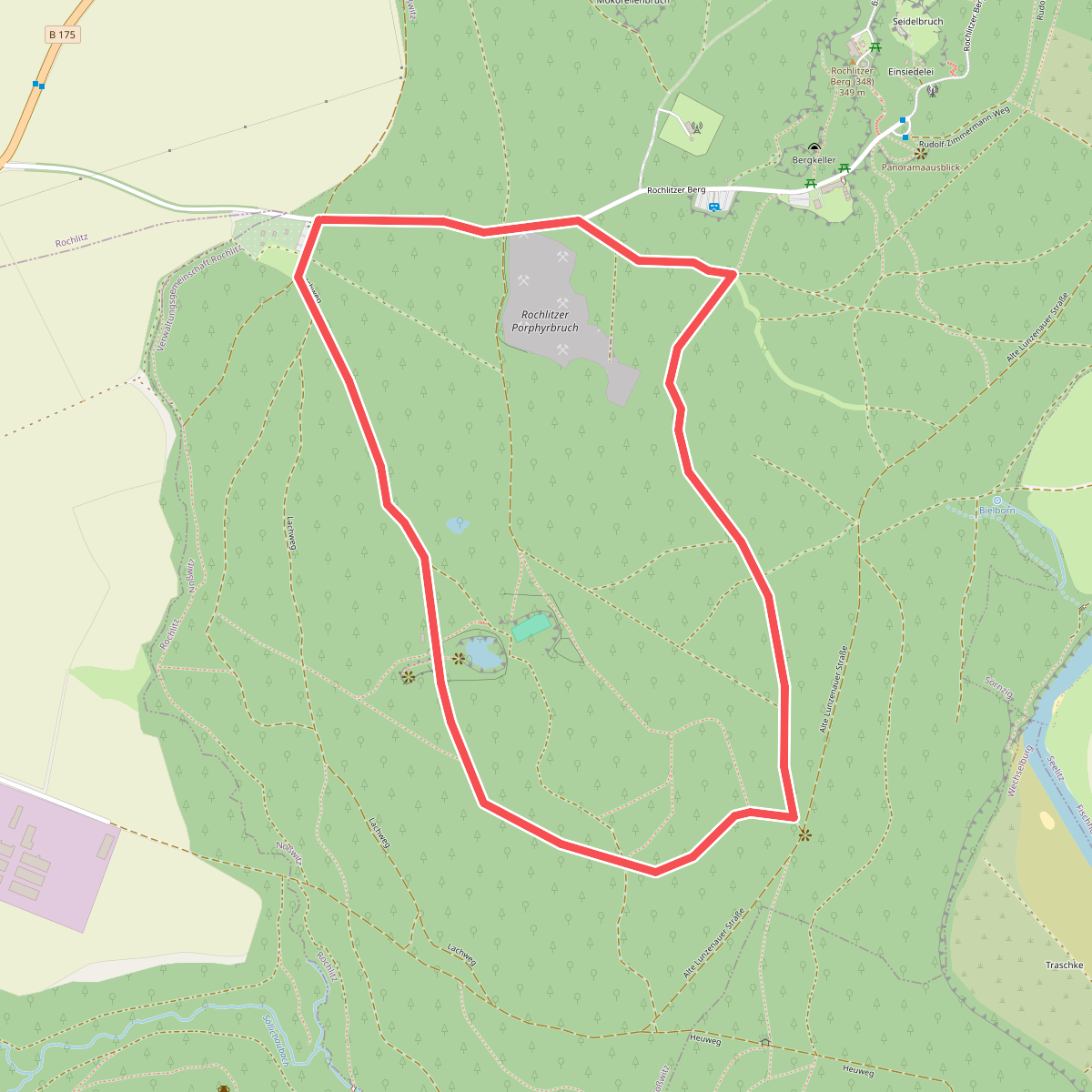 Mühlsteinweg Rochlitzer Berg