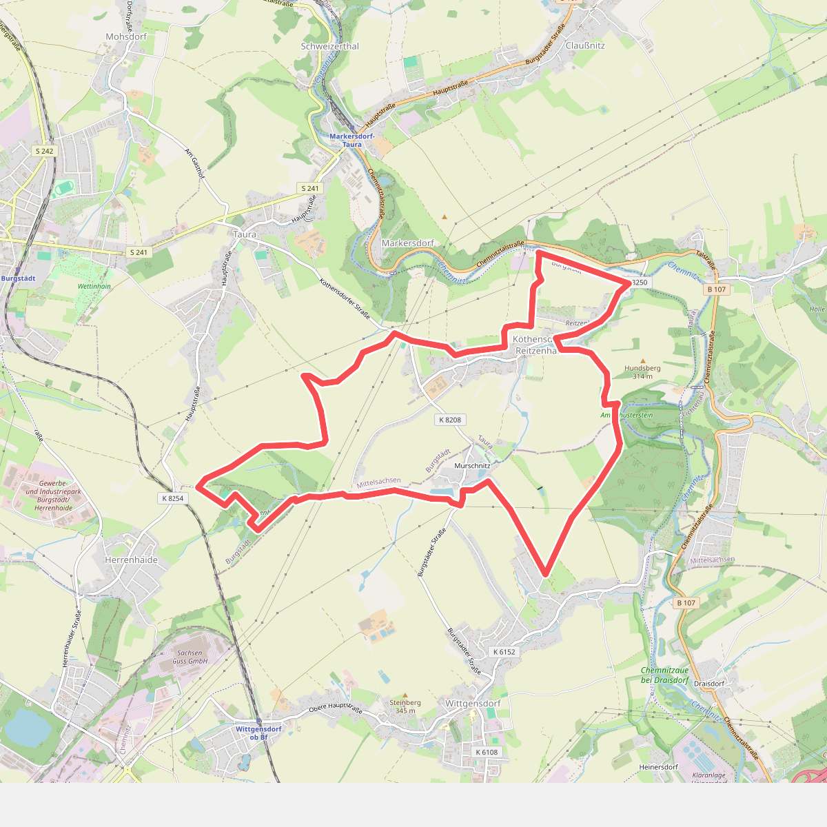 Ww Rundweg um Köthensdorf