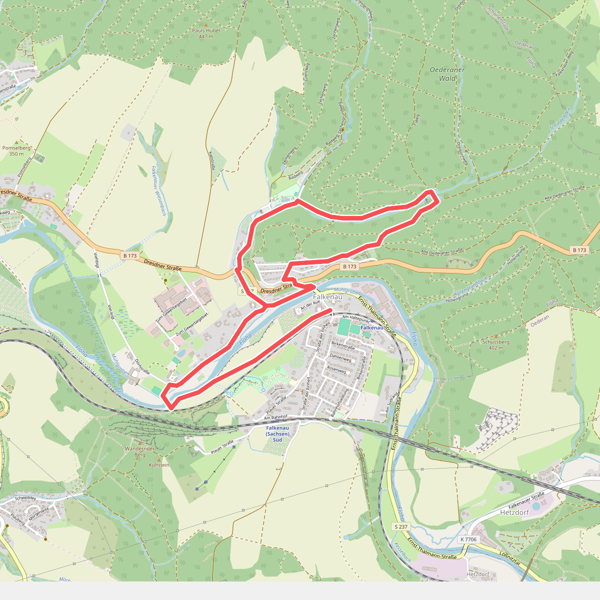 Bergbaurundwanderweg Falkenau