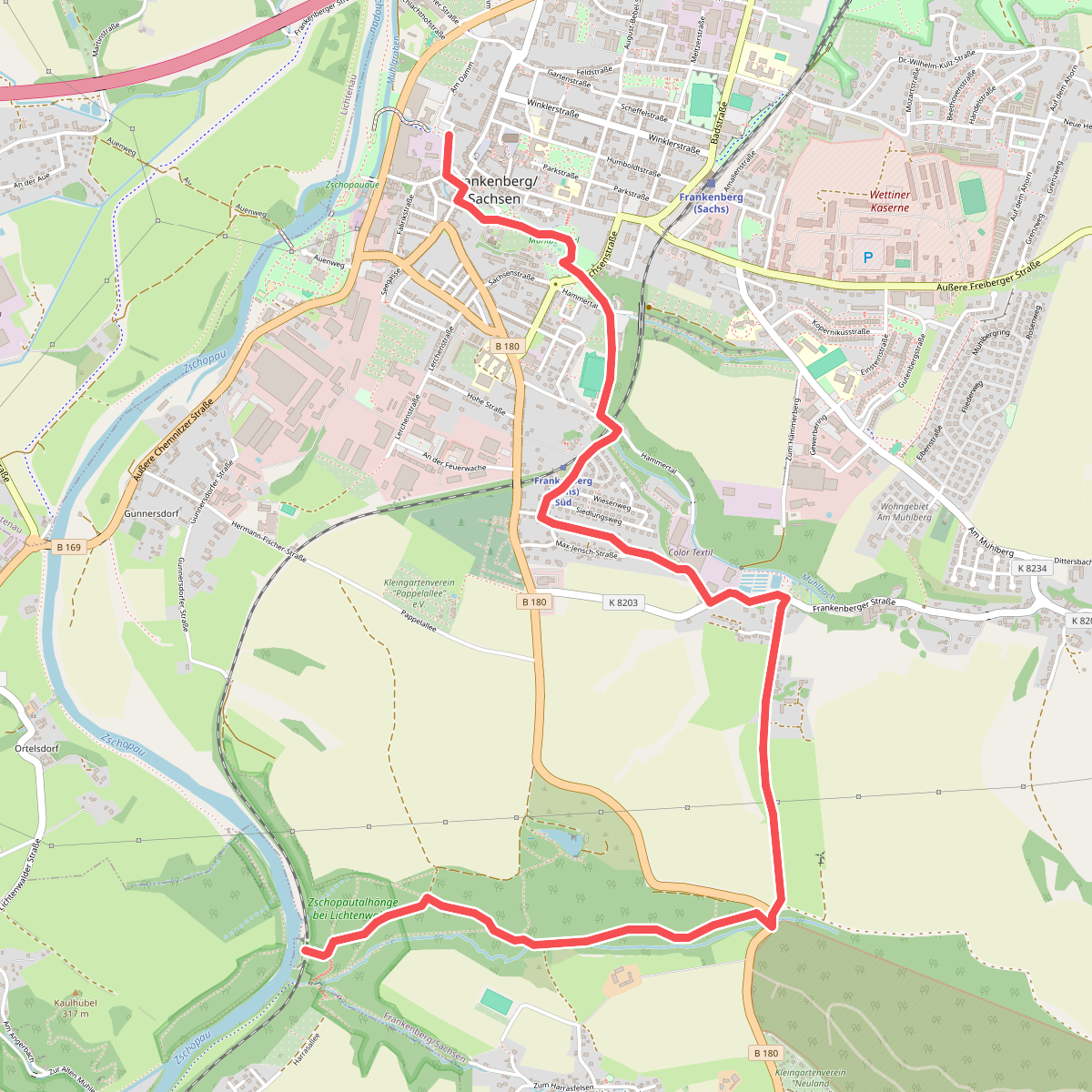 Frankenberg - Altenhain - Harrasfelsen