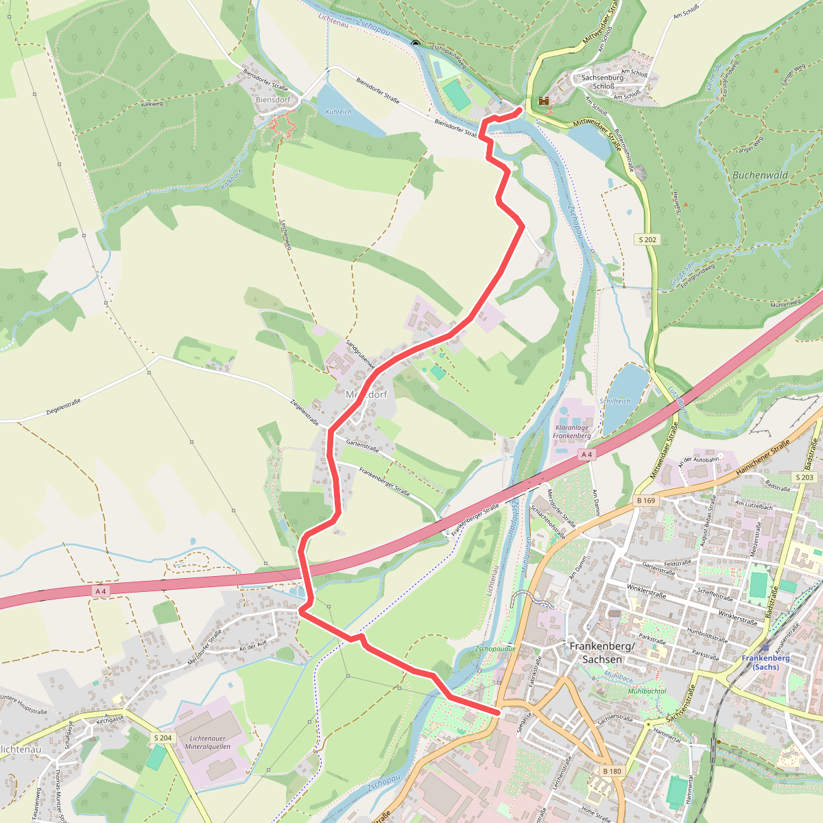Ww Frankenberg - Merzdorf - Sachsenburg