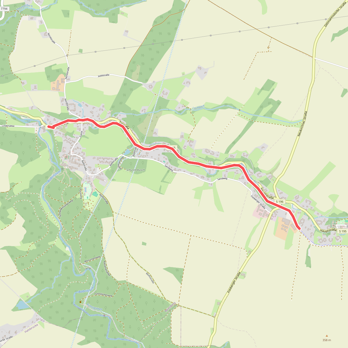 Wanderweg Kleinbahnstrecke