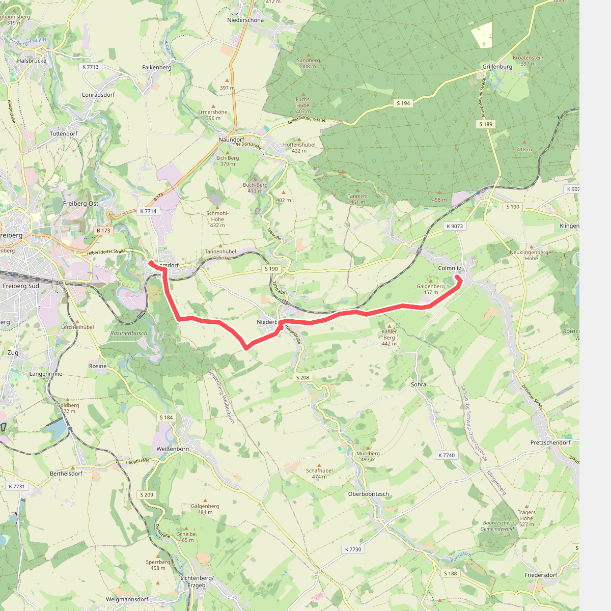 Hilbersdorf - Colmnitz