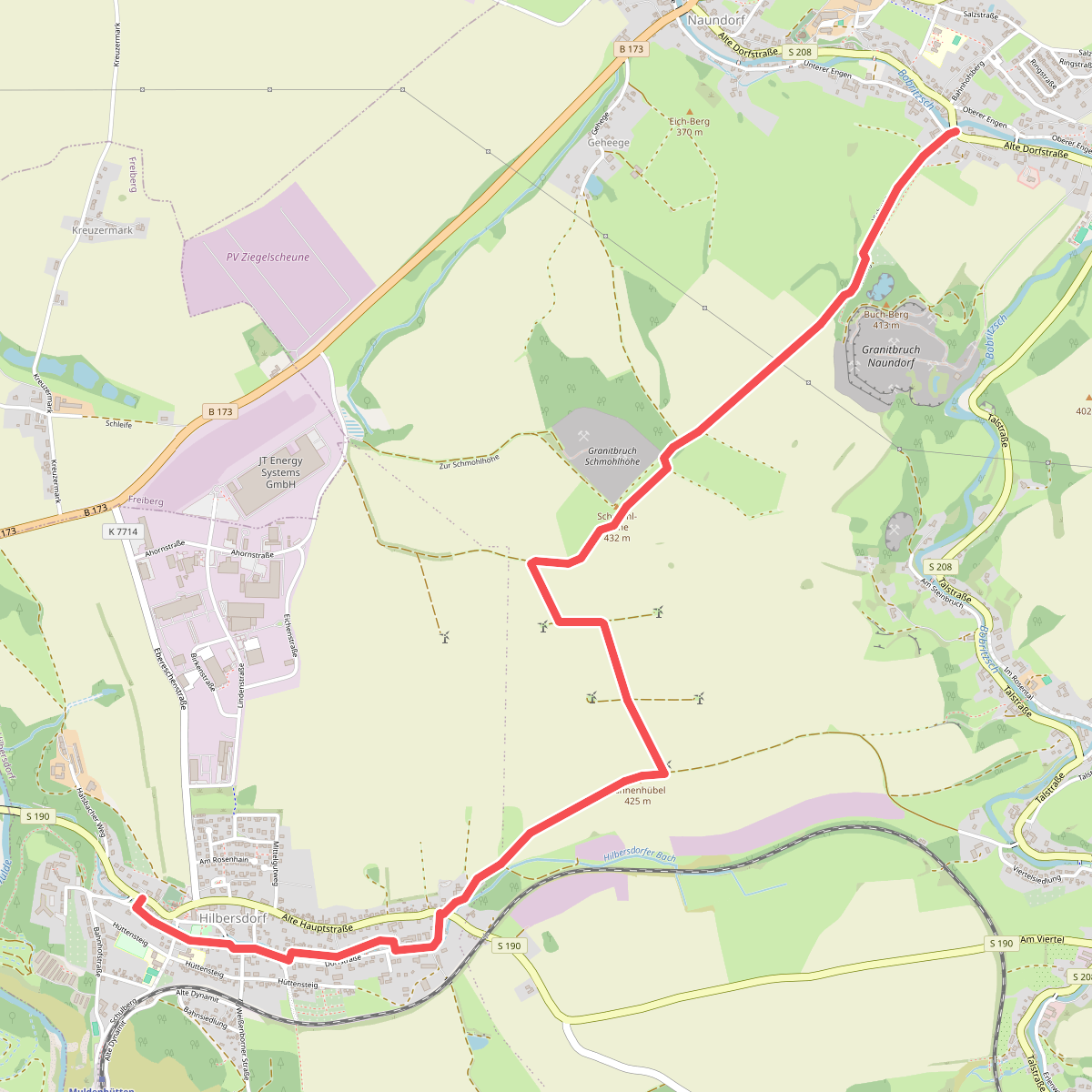 Naundorf - Hilbersdorf