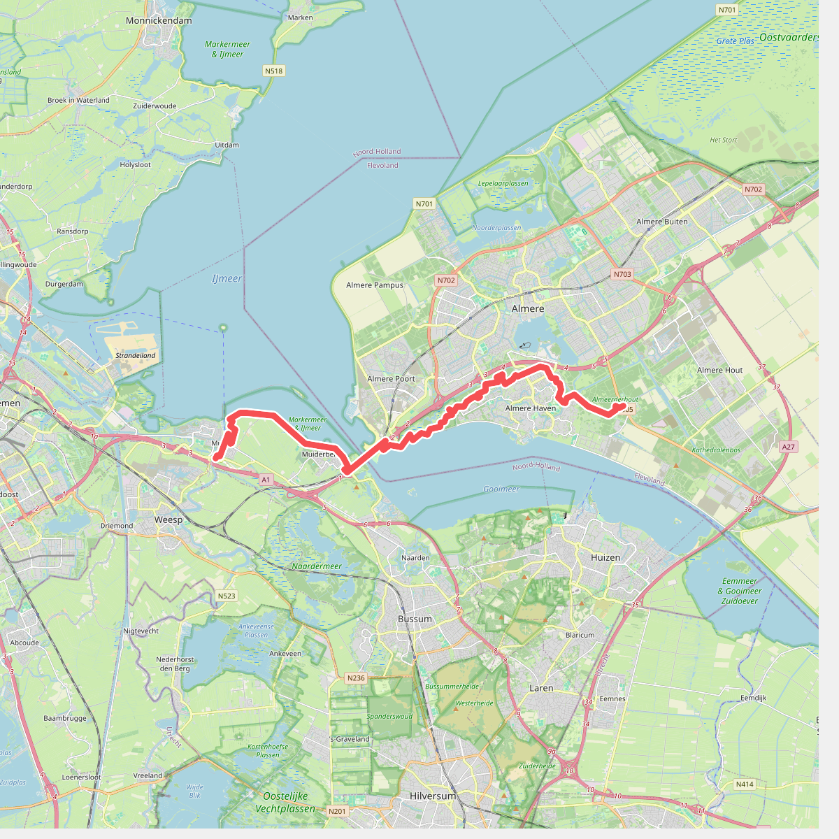 De Kemphaan - Muiden · Pionierspad etappe 11