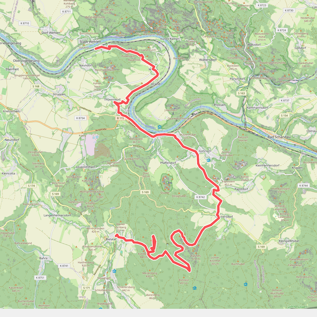 Gelber Strich
