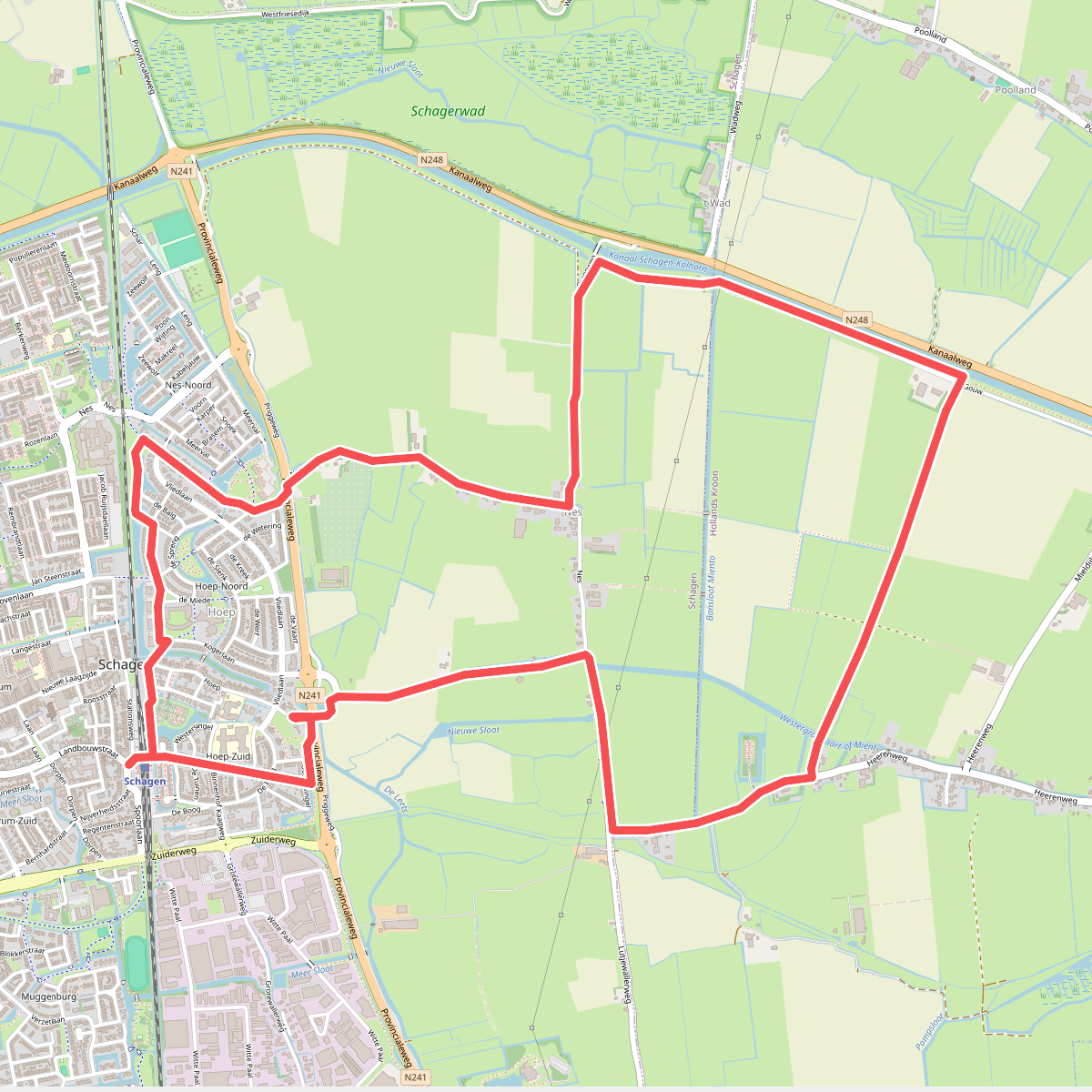 Barsingerhornroute (paars)
