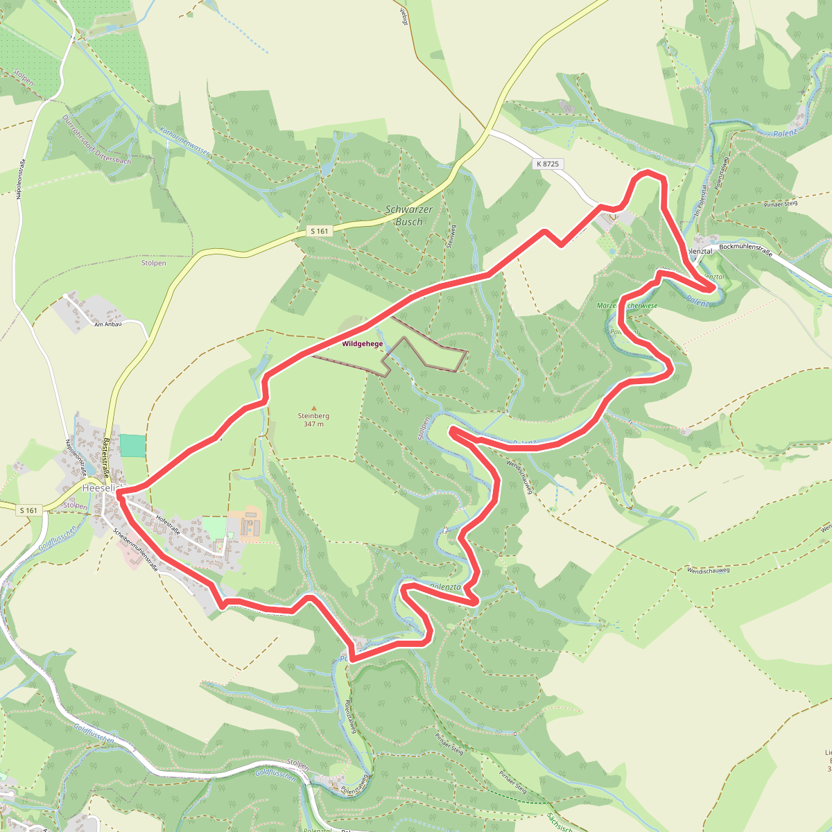 Märzenbecher-Rundweg Heeselicht