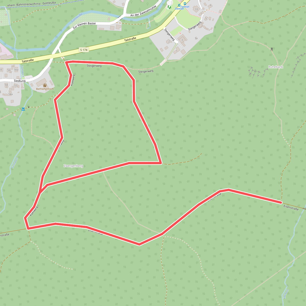 Waldlehrpfad Berggießhübel