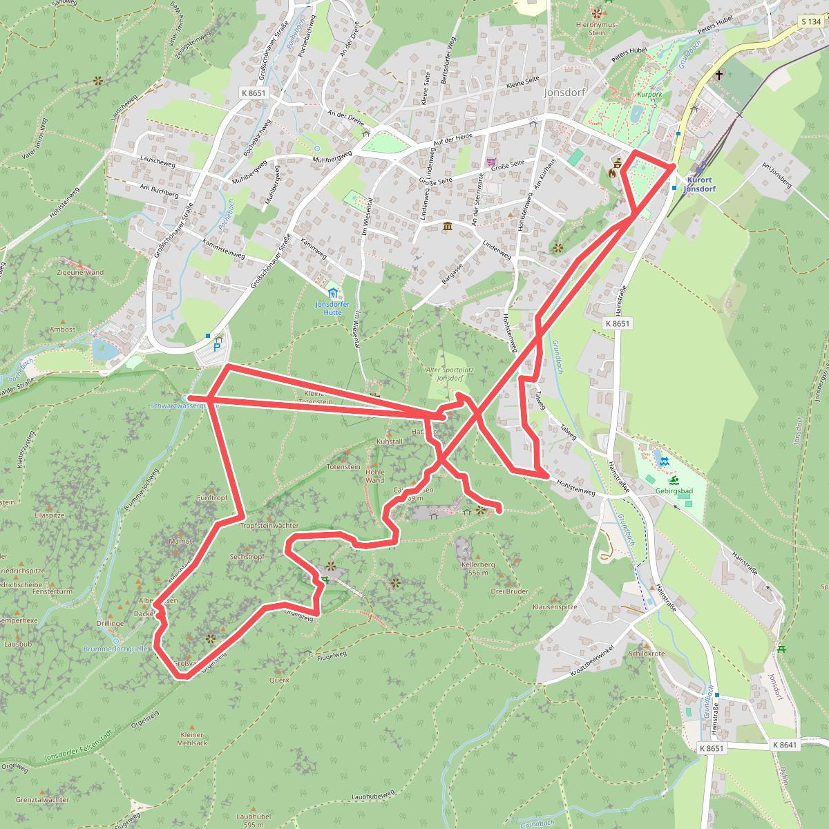 Naturlehrpfad Mühlsteinbrüche
