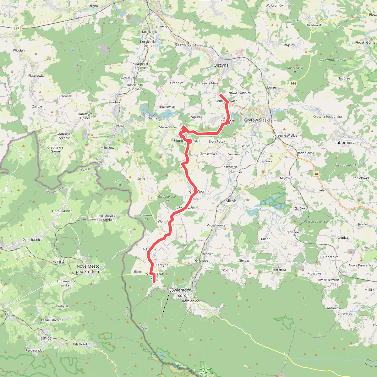 Biedrzychowice - Czerniawa Zdrój