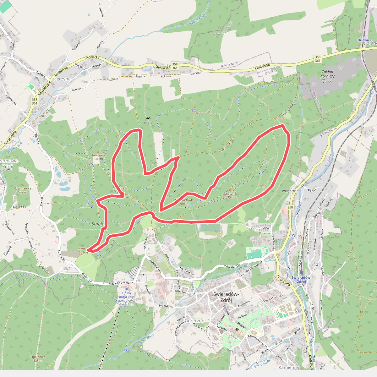 Runtrack niebieski 7 km