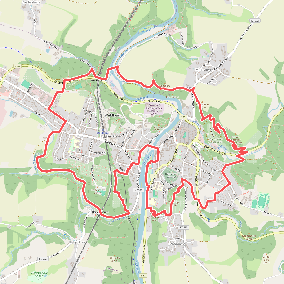 Waldheim Höhenrundweg