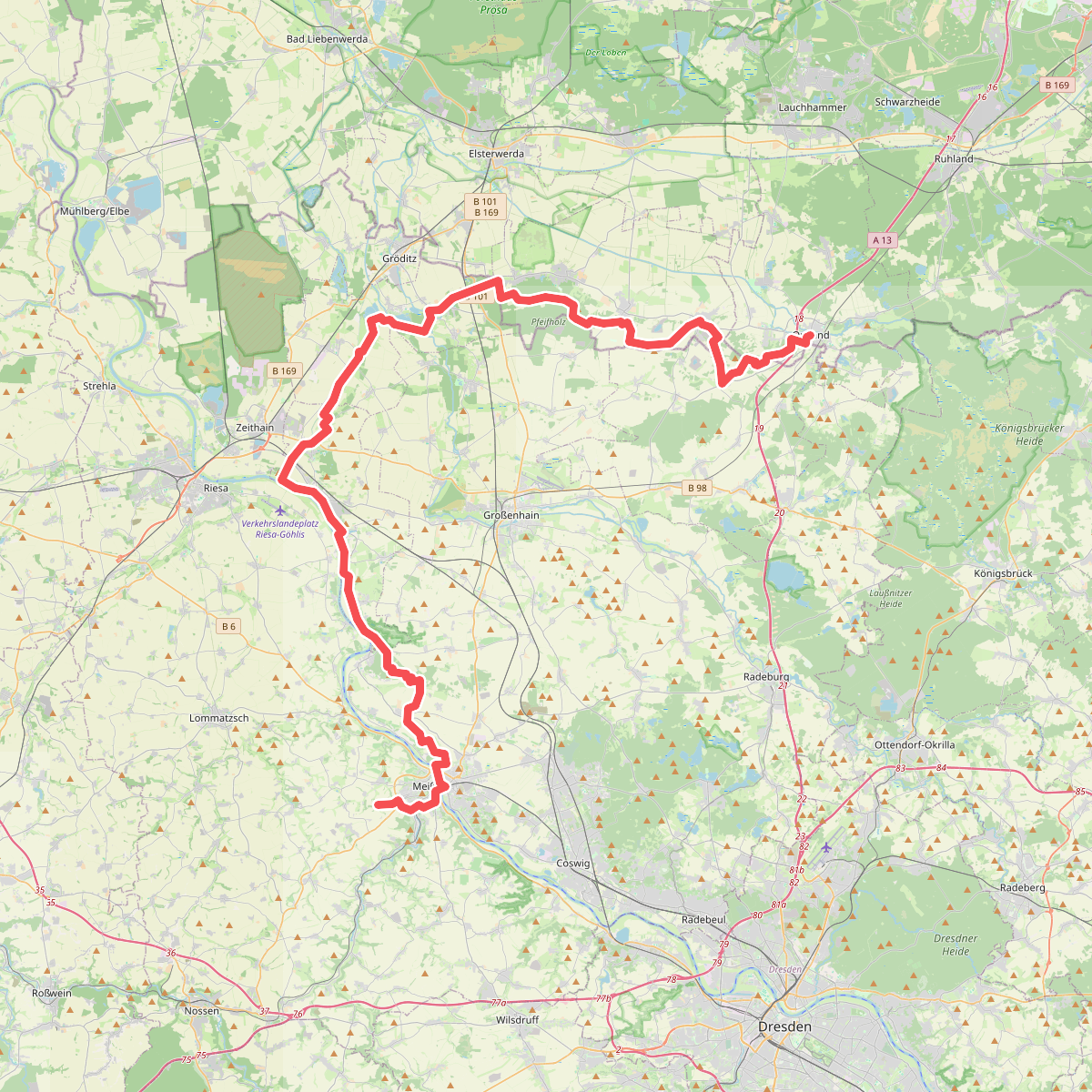 Gebietswanderweg Roter Strich