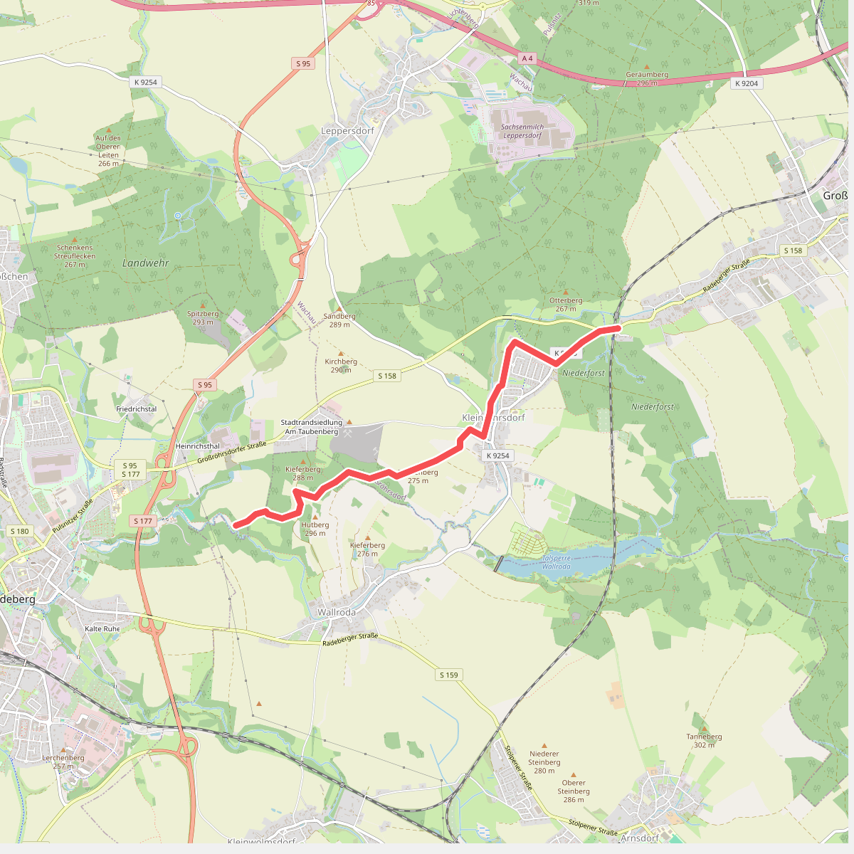 Bf. Kleinröhrsdorf - Hüttertal