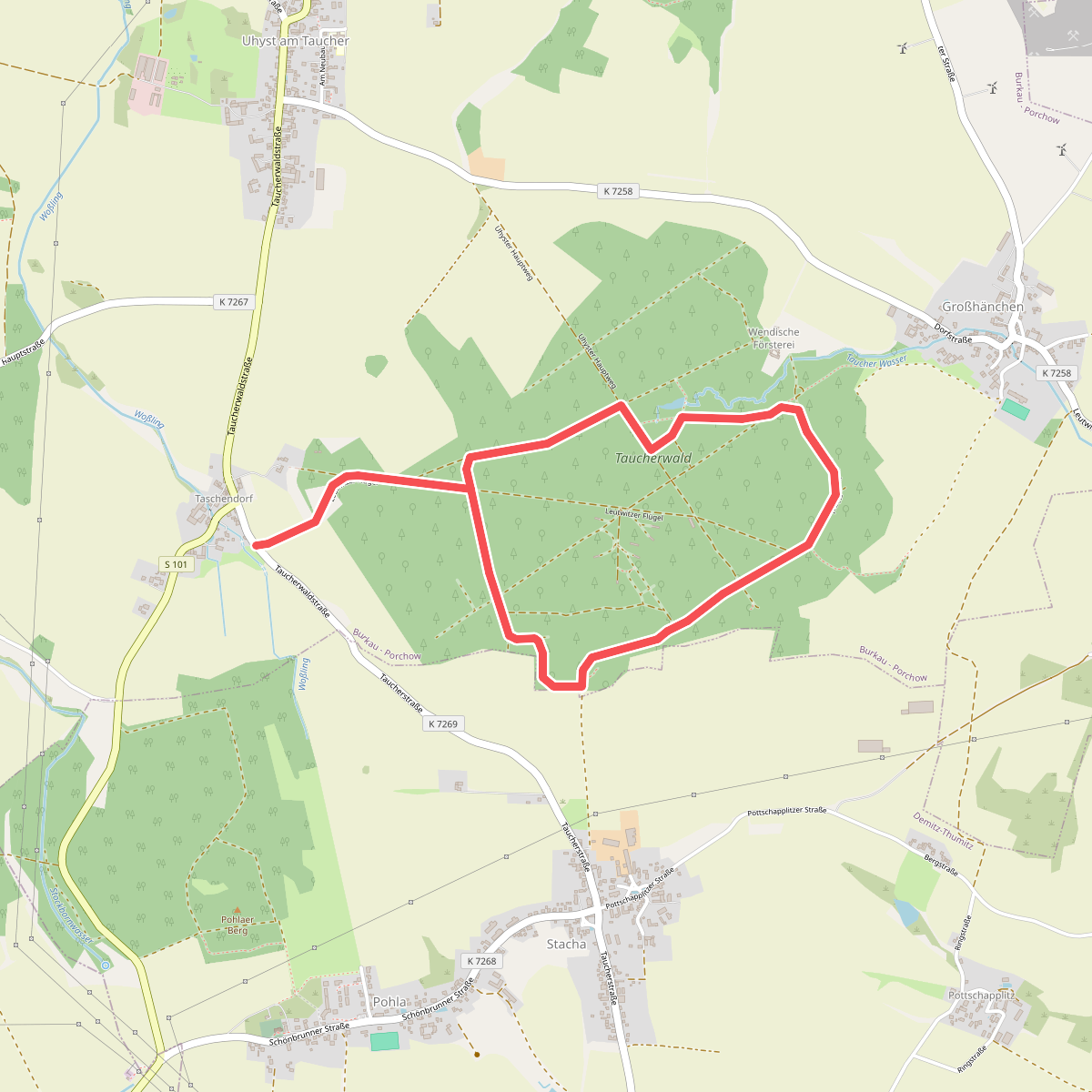 Taucherwald Rundweg