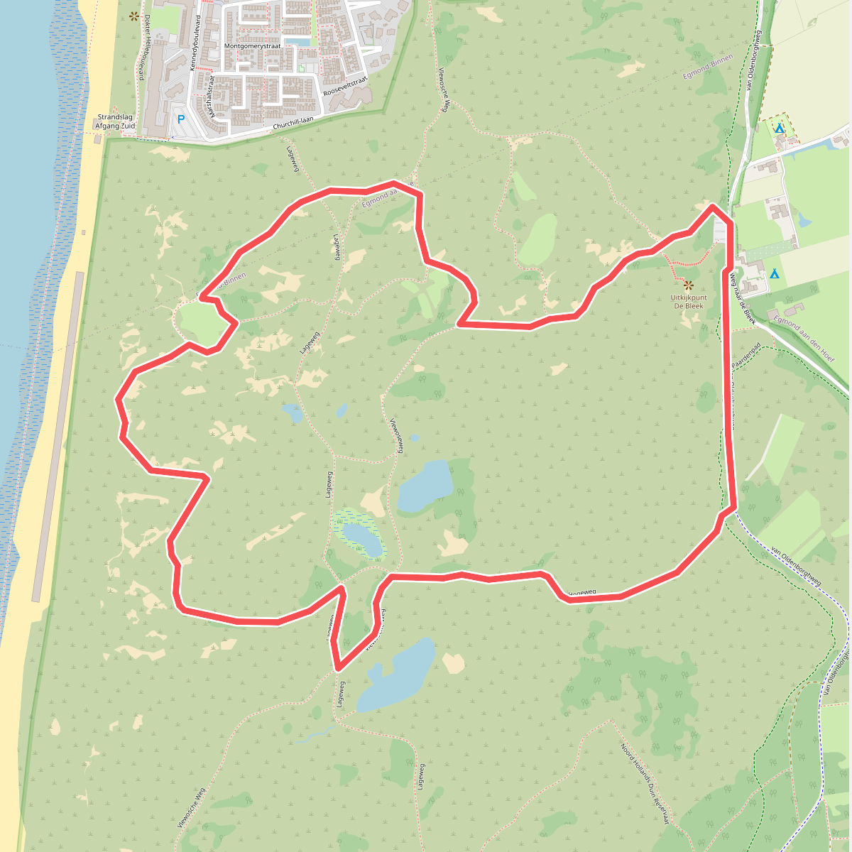 Rondje Soeckebakker (duinroute van PWN)
