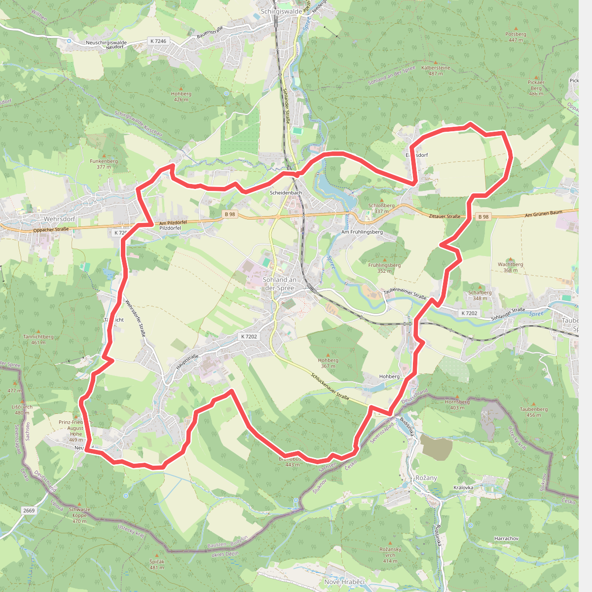 Sohland-Ringweg (gelber Punkt)