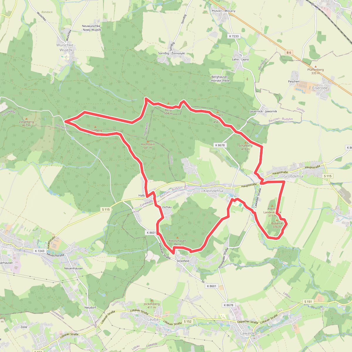 Rundwanderweg Kleindehsa