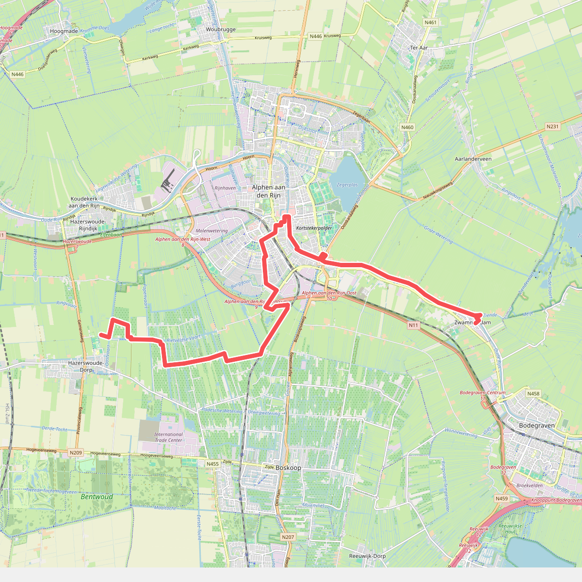 Polder Westgeer - Zwammerdam · Romeinse Limespad etappe 4