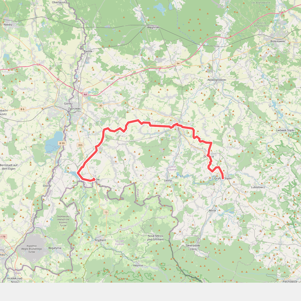 Zawidów - Gryfów Śl.