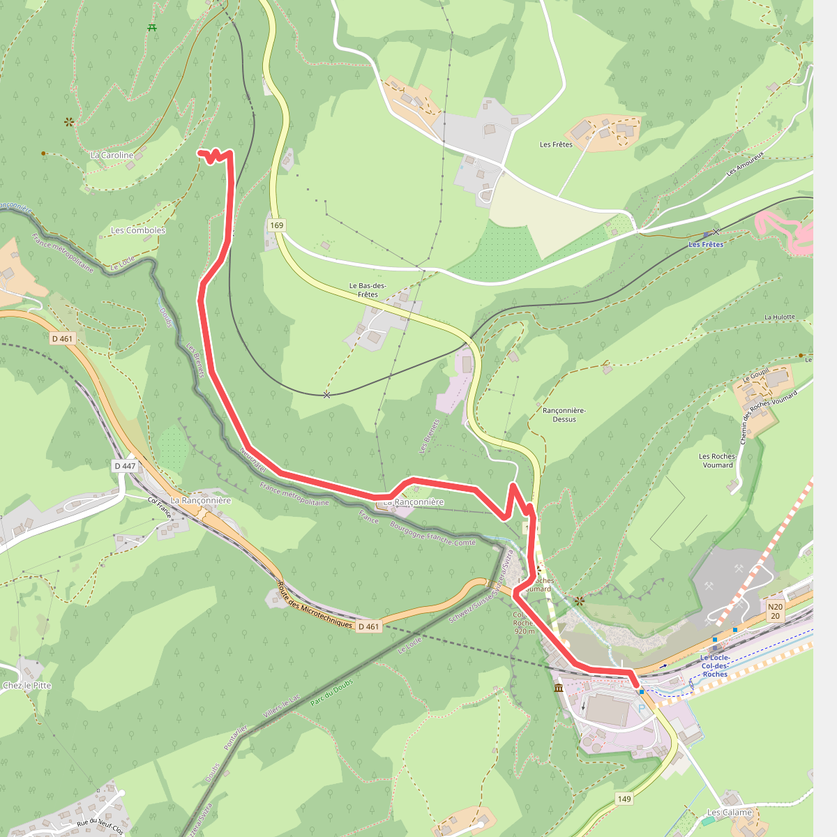 Col des Roches - fixme
