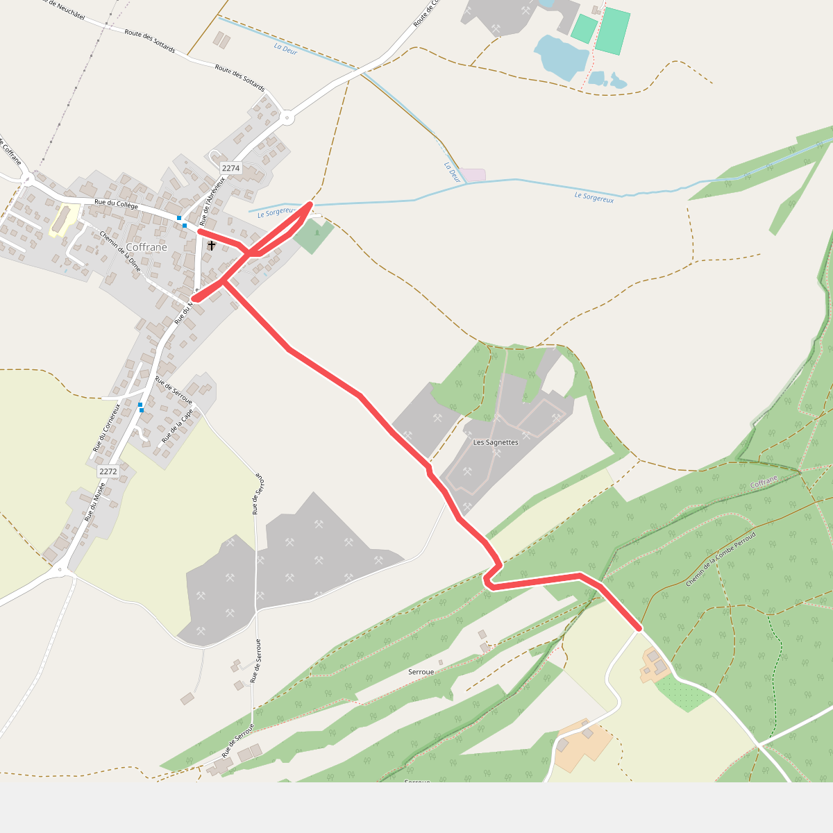 Serroue - Coffrane