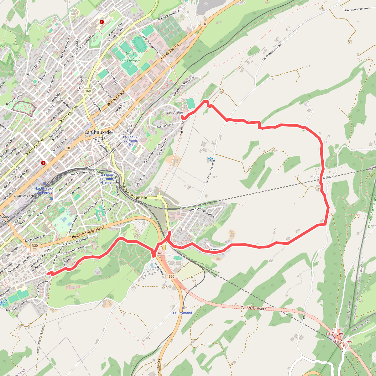 Chemin de l'abeille marron