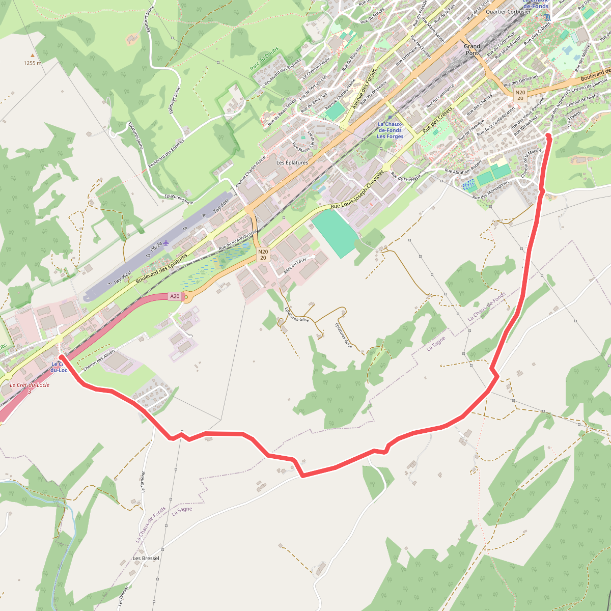 Chemin de l'abeille rose