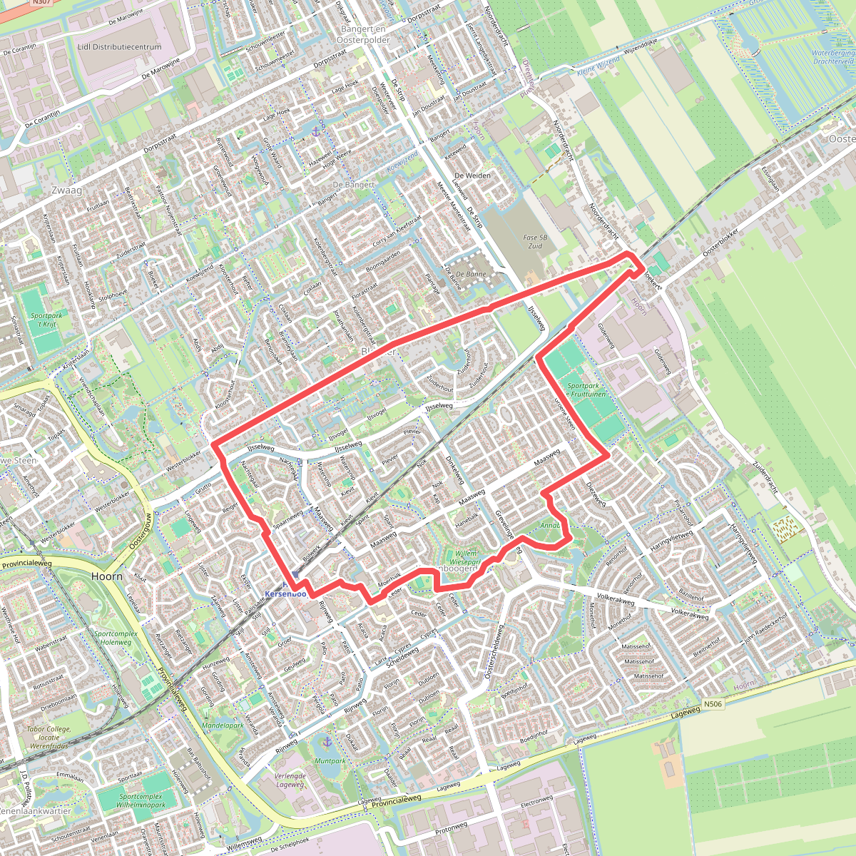Westerblokkerroute (oranje)