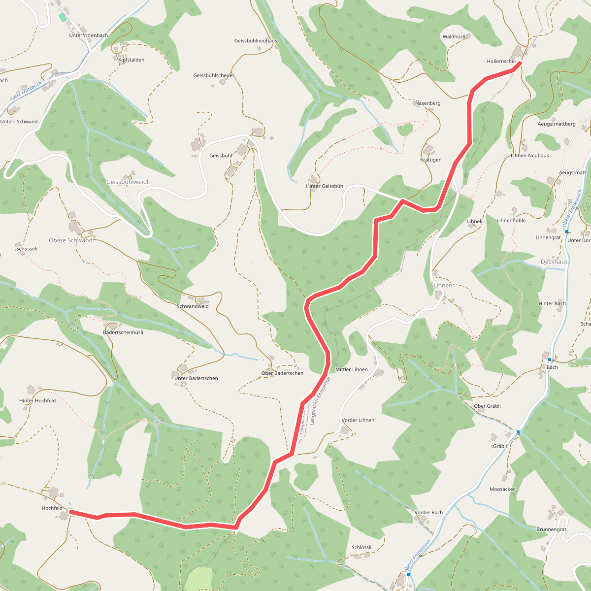 Hullerenschür - Oberhochfeld