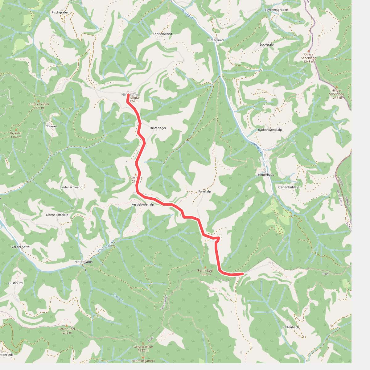 Lushüttenalp - Hinderarni