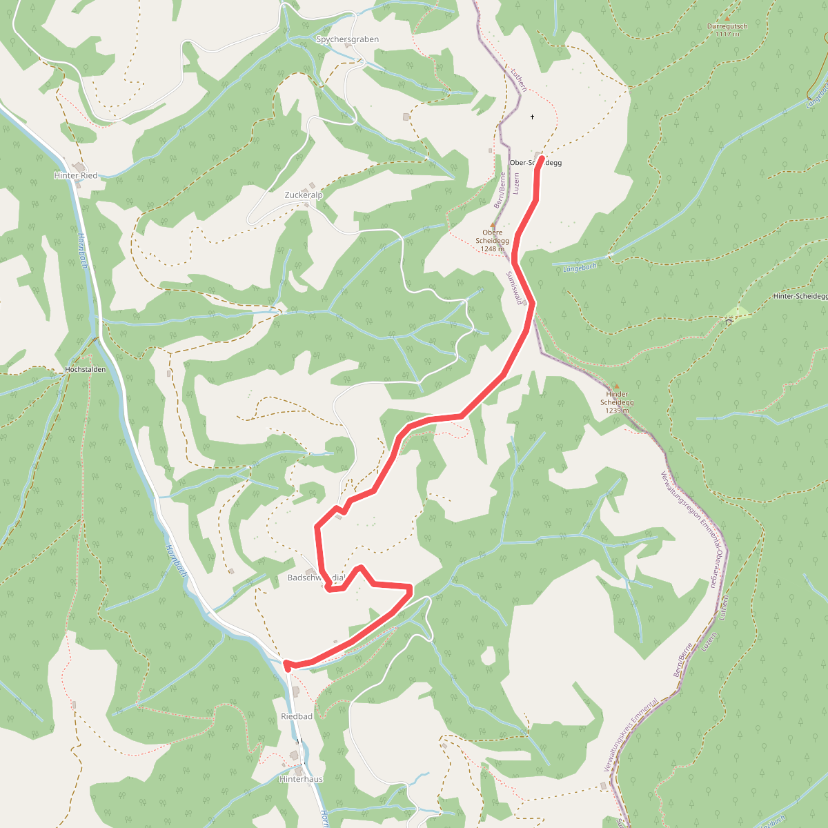 Ober Scheidegg - Riedbad