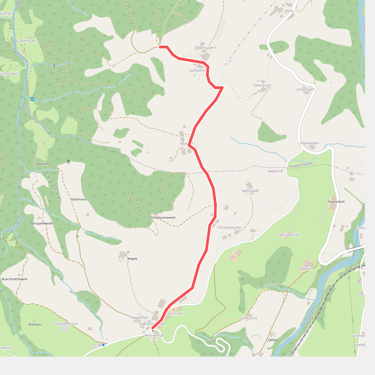 Habschwanden - Oberhüseren
