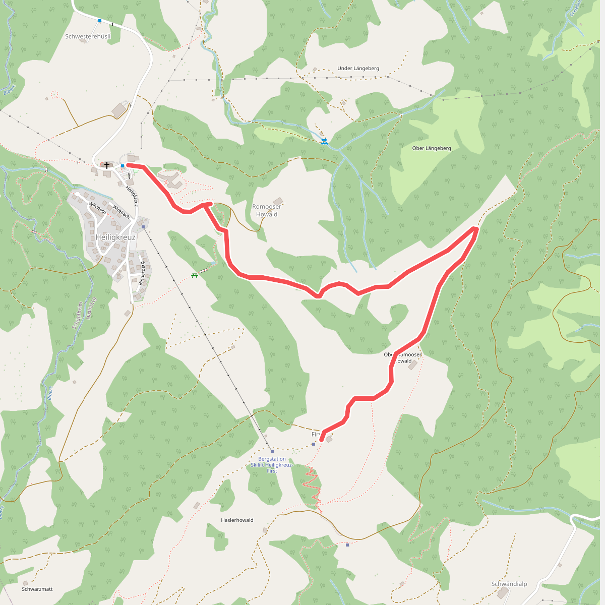Heiligkreuz - First - Berghaus First