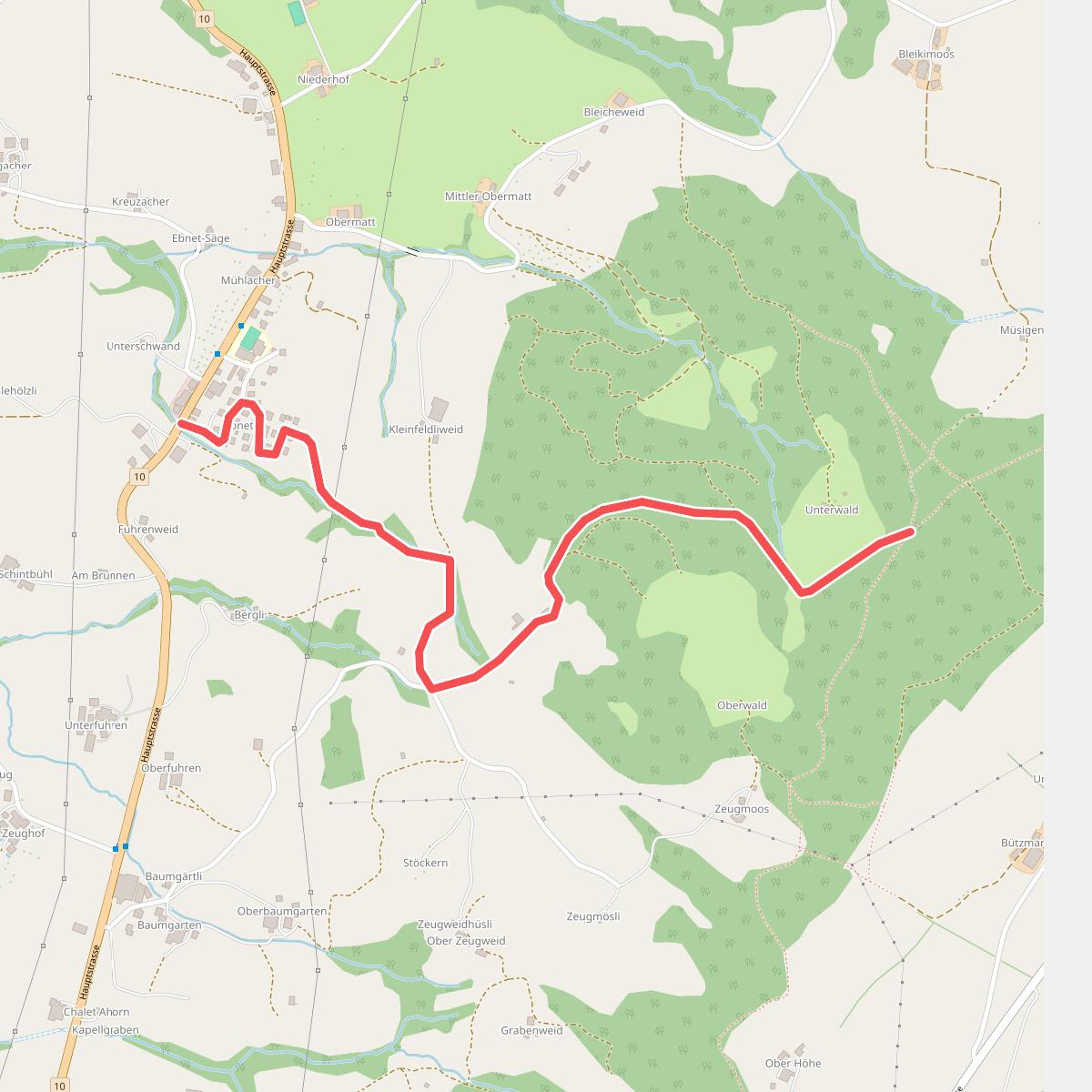 Ebnet - Brameggwald