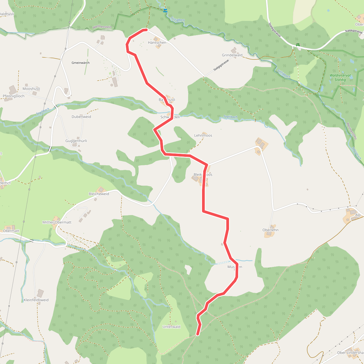 Häntschen - Brameggwald
