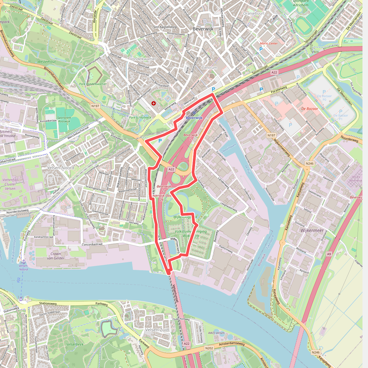 Rondje Wijkeroog (paars)