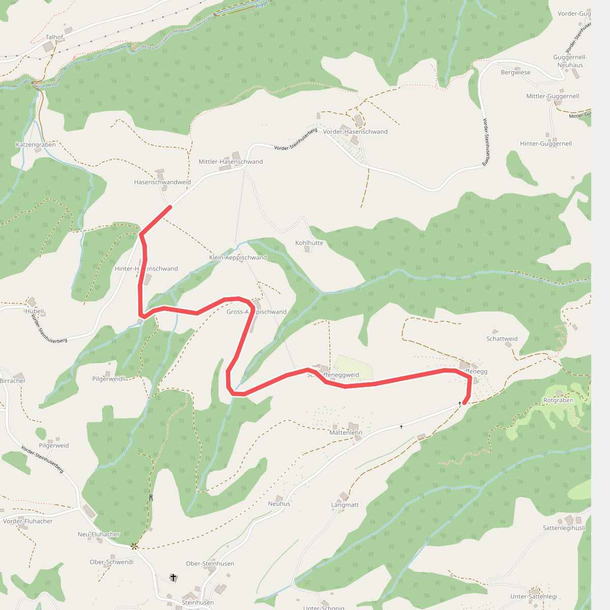 Schrufenegg - Hasenschwand