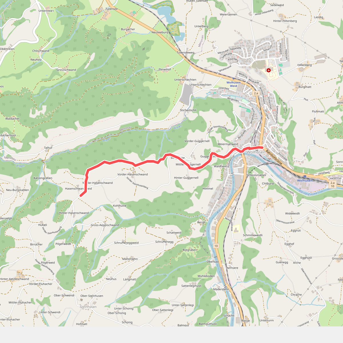 Wolhusen - Hasenschwand