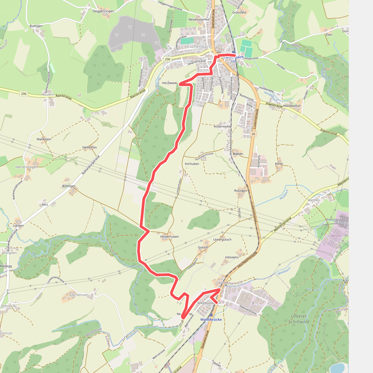 Eschenbach - Waldibrugg