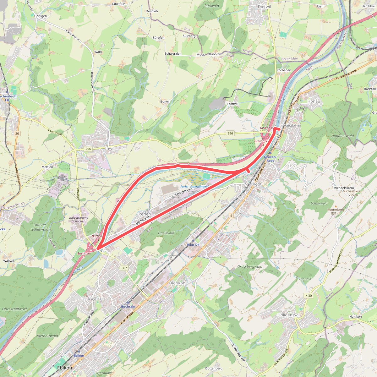 Perlenbrücke - Gisikon