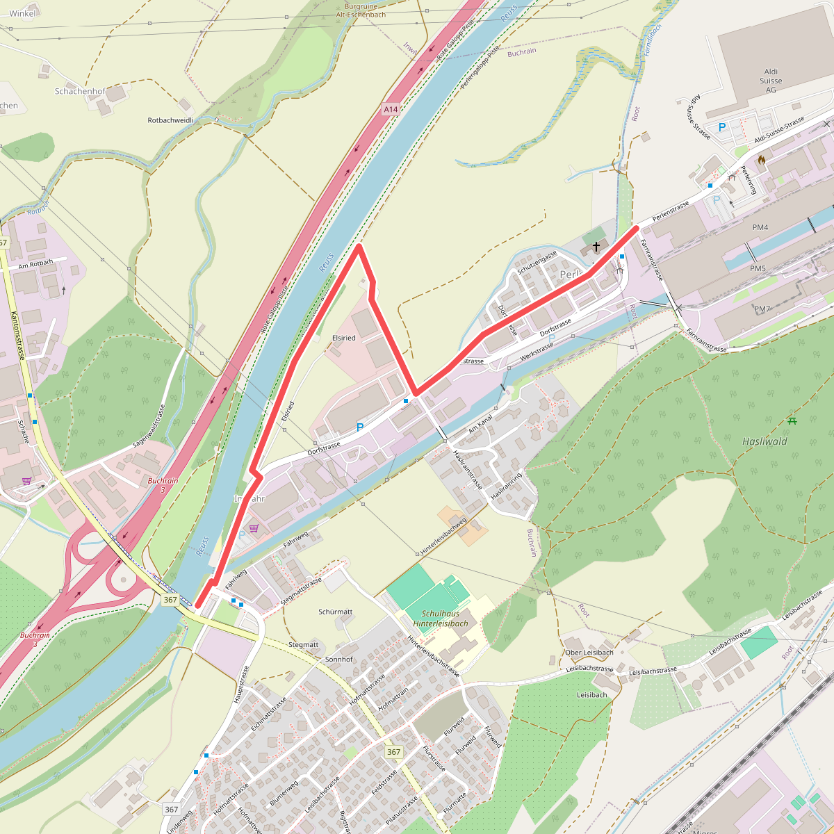 Perlenbrücke - Perlen