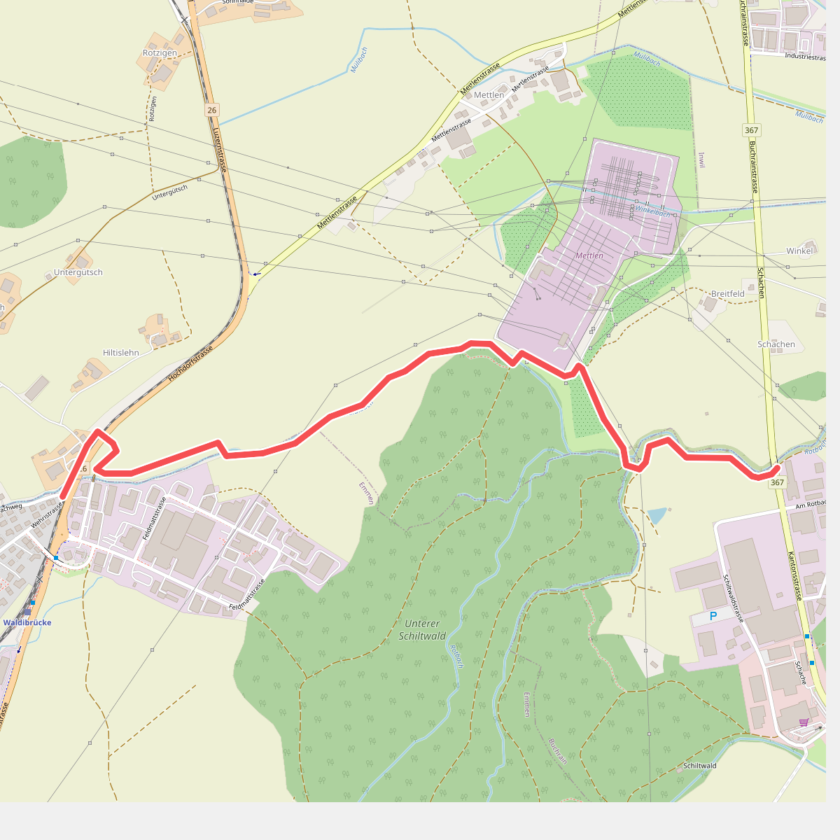 Waldibrugg - Schachen