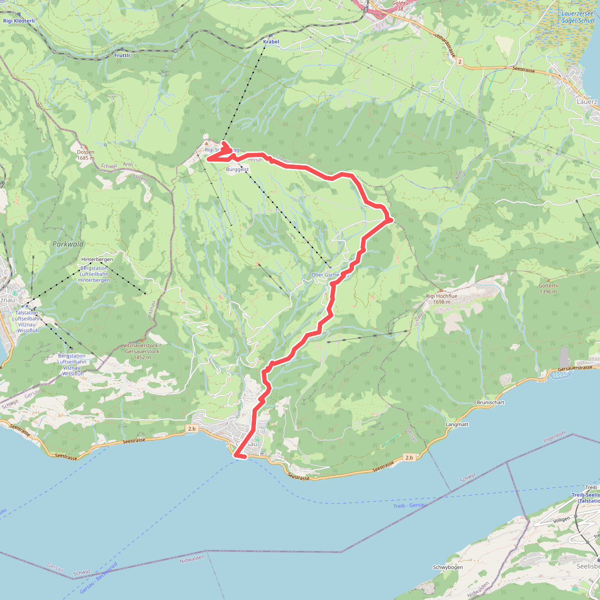 Rigi Scheidegg Weg