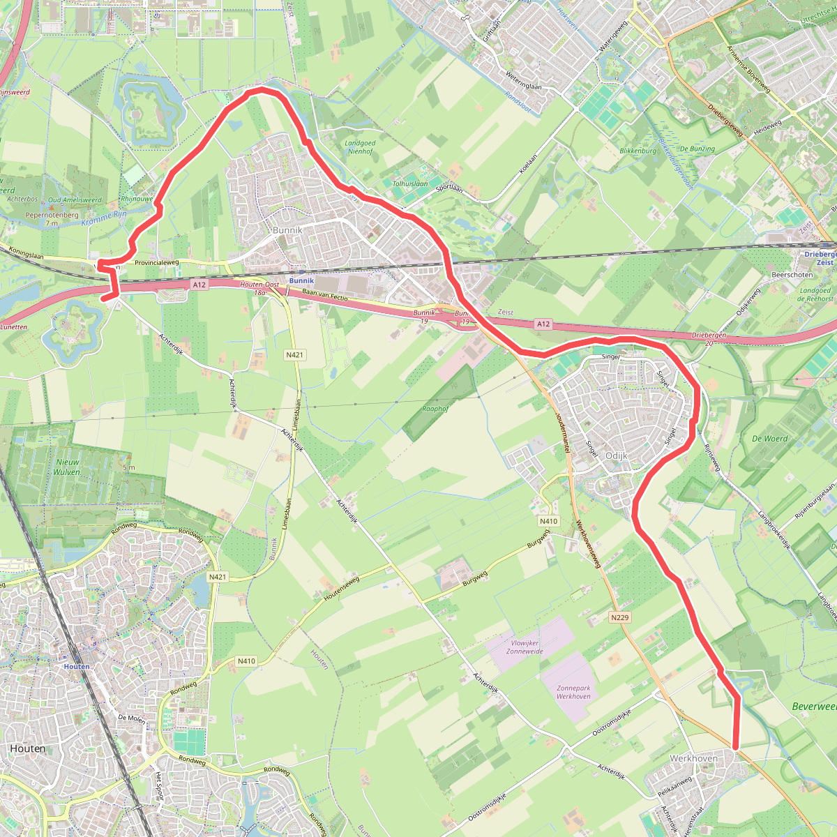 Fort bij Vechten - Werkhoven · Romeinse Limespad etappe 9