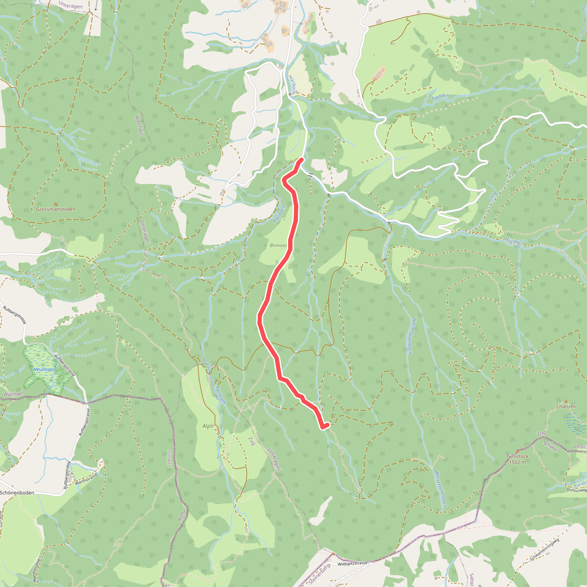 Urzlenboden - Stutzhütte