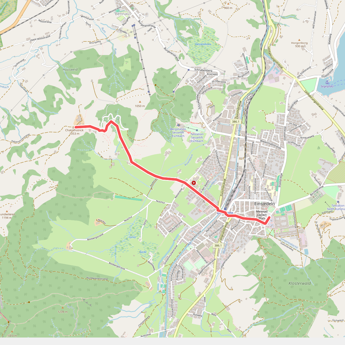 Einsiedeln - Chatzenstrick