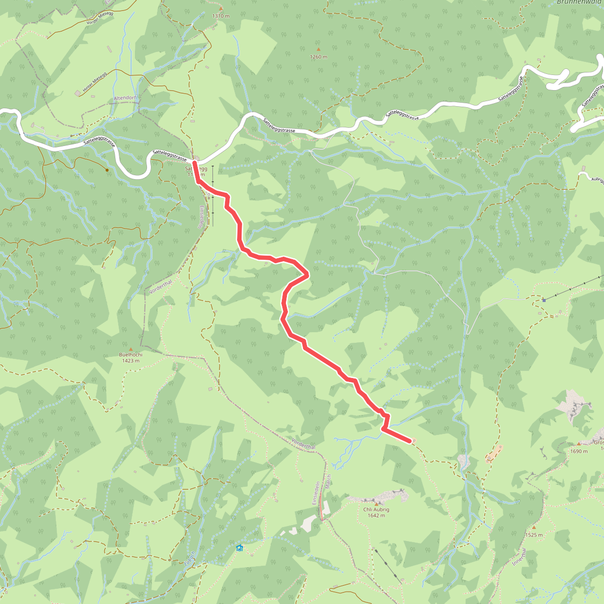 Sattelegg - Unter Alten